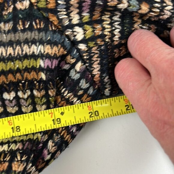 Isabel & Nina  Multi Colour Belted Button up Coat - Picture 12 of 15